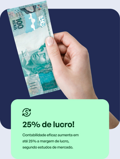 A sua contabilidade completa com 25% de lucro